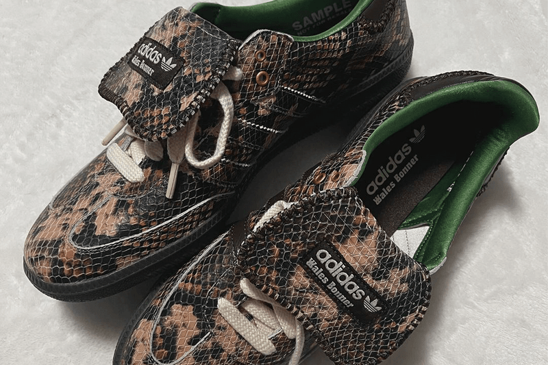 An Unreleased Wales Bonner x adidas Samba “Python” Sample Emerges