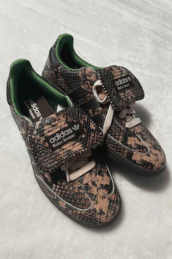 Wales Bonner adidas Samba Python Sample sneakers footwear collaboration London uk designer grace menswear womenswear