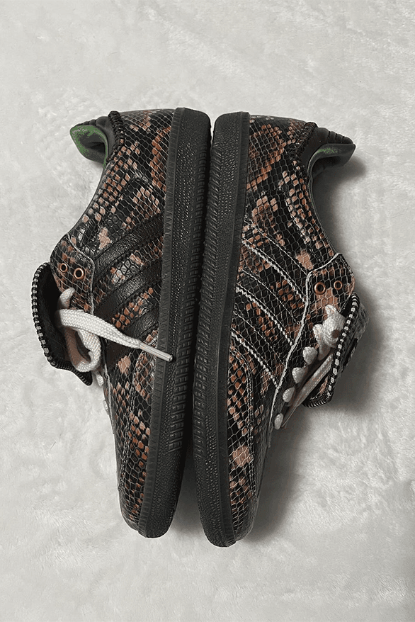 Wales Bonner adidas Samba Python Sample sneakers footwear collaboration London uk designer grace menswear womenswear