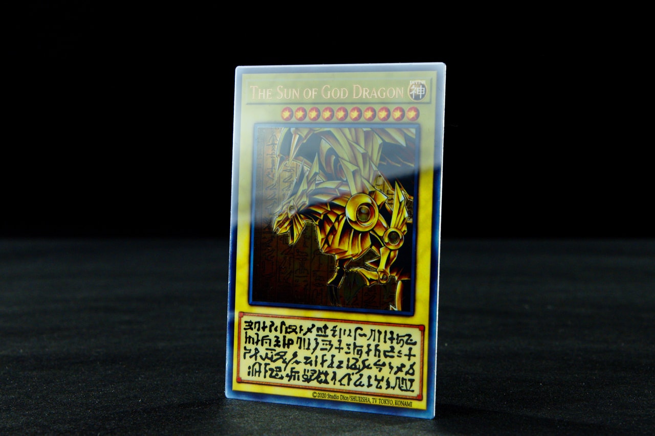 KONAMI Yu-Gi-Oh! Trading Card Game Masterpiece Series Stainless Steel Egyptian God Cards 25th Anniversary Osiris The God of Obelisk The Sun of God Dragon Saint Dragon-The God of Osiris