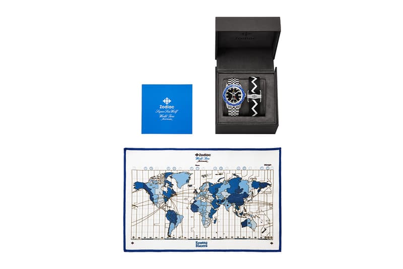 Zodiac x Rowing Blazers Super Sea Wolf World Trade GMT Release Info 'Trading Places' Adam Scott