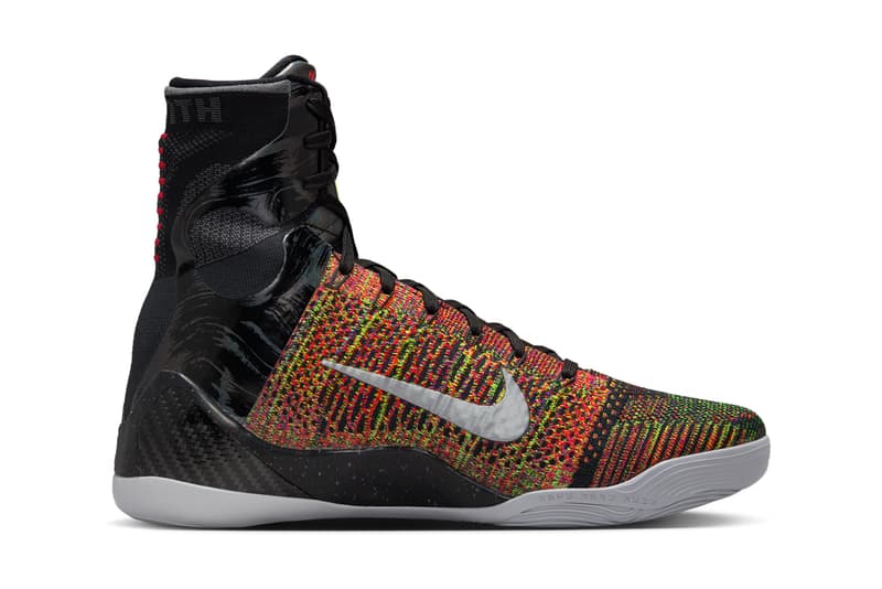 Nike Kobe 9 Elite Protro "Masterpiece" Slated To Make a Comeback Next Year FZ7335-001 Black/Metallic Silver-Bright Crimson-Volt spring 2025