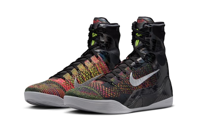 Nike Kobe 9 Elite Protro "Masterpiece" Slated To Make a Comeback Next Year FZ7335-001 Black/Metallic Silver-Bright Crimson-Volt spring 2025