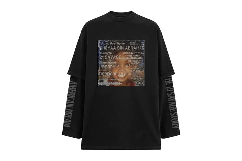 21 Savage american dream Merch collection Release Info