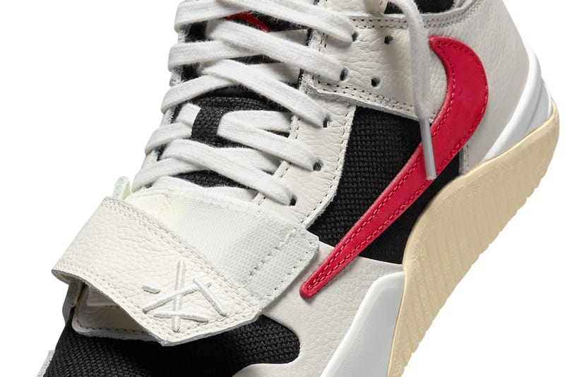 travis scott shoes red and white