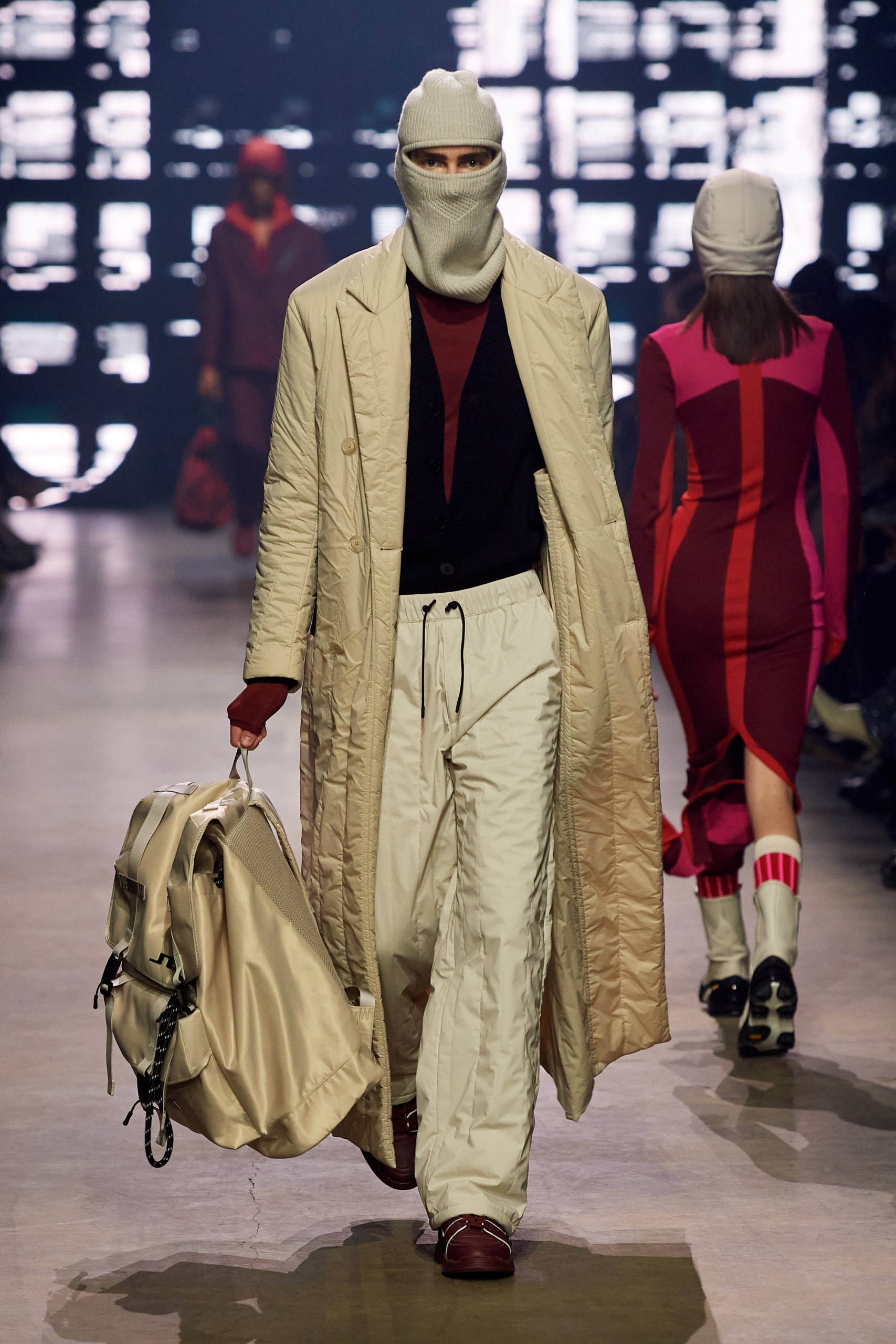J.Lindeberg Fall Winter 2024 at Copenhagen Fashion Week menswear womenswear apres ski runway show Neil Lewty