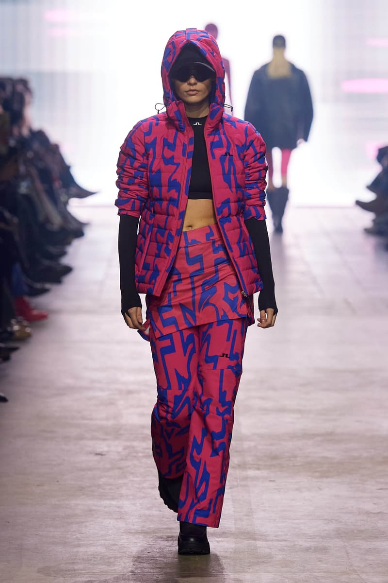 J.Lindeberg Fall Winter 2024 at Copenhagen Fashion Week menswear womenswear apres ski runway show Neil Lewty