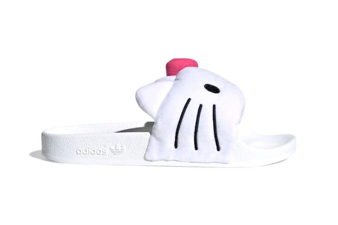 Hello Kitty Links Up With adidas for Adilette Slides Footwear