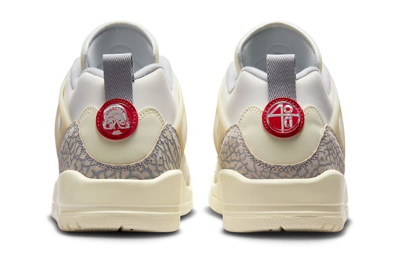 The Jordan Spizike Low Surfaces in “Sail/Coconut Milk” Footwear