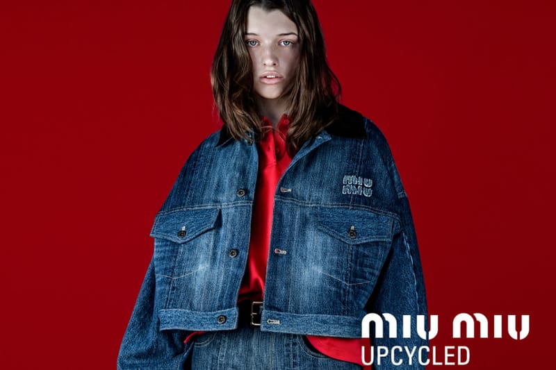 Miu Miu Introduces New Upcycled Denim Collection