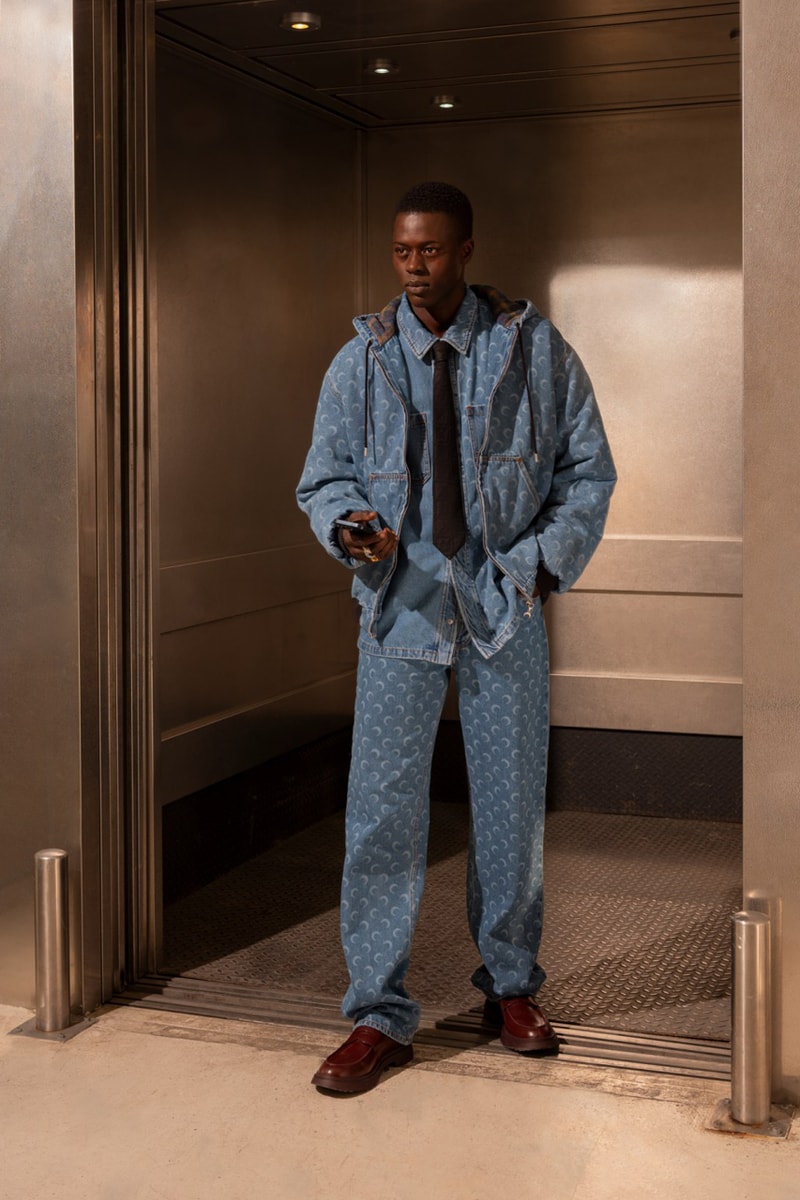 The Marine Serre Man Makes His Debut for FW24 Fashion