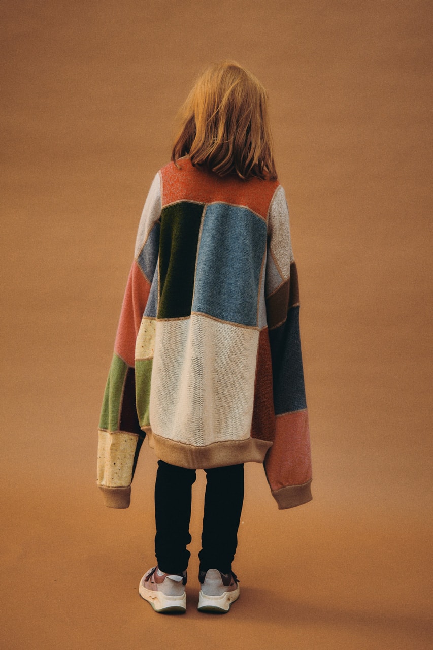A Kind of Guise's "Patchwork Project" Is For Everyone release link upcycled cardigan unisex drop price winter 2024 germany fashion