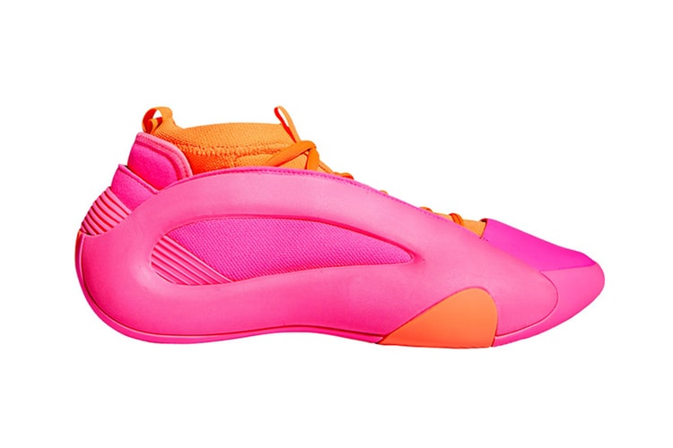 The adidas Harden Vol. 8 Surfaces in "Flamingo Pink" and "Black/Green"