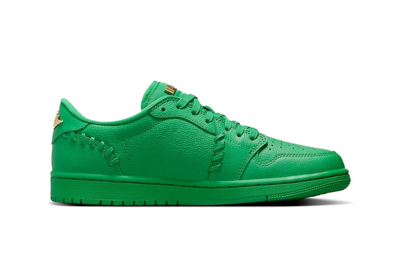 Air Jordan 1 Low MM Surfaces in a Bottega Green-Inspired Hue aj1 low method of make luxury handbags jordan brand michael jordan nike swoosh low top