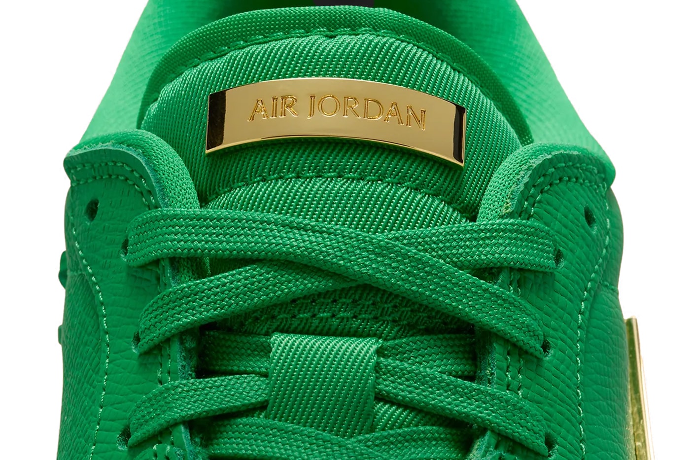 Air Jordan 1 Low MM Surfaces in a Bottega Green-Inspired Hue aj1 low method of make luxury handbags jordan brand michael jordan nike swoosh low top