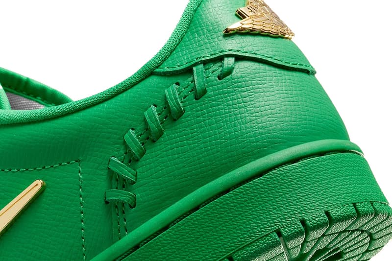 Air Jordan 1 Low MM Surfaces in a Bottega Green-Inspired Hue aj1 low method of make luxury handbags jordan brand michael jordan nike swoosh low top