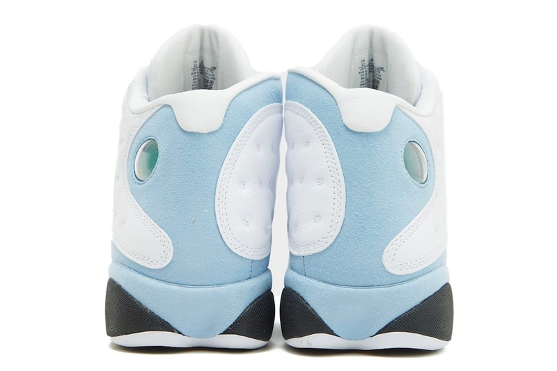 Official Look release date Air Jordan 13 Blue Grey 414571-170 white/Yellow Ochre-Blue Grey-Black february 2024 release date