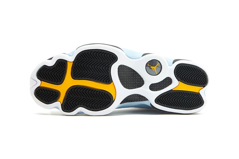 Official Look release date Air Jordan 13 Blue Grey 414571-170 white/Yellow Ochre-Blue Grey-Black february 2024 release date