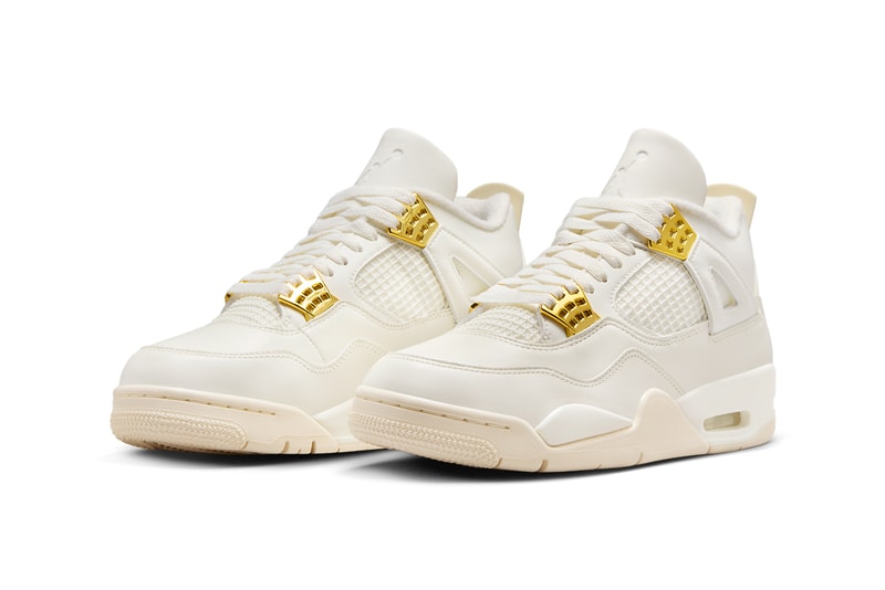 Air Jordan 4 Sail Metallic Gold AQ9129-170 Release Date info store list buying guide photos price