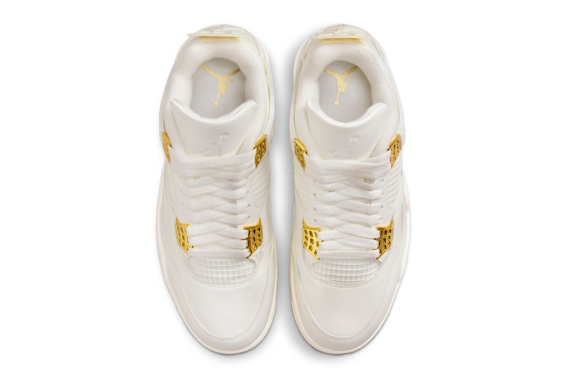 Air Jordan 4 Sail Metallic Gold AQ9129-170 Release Date info store list buying guide photos price