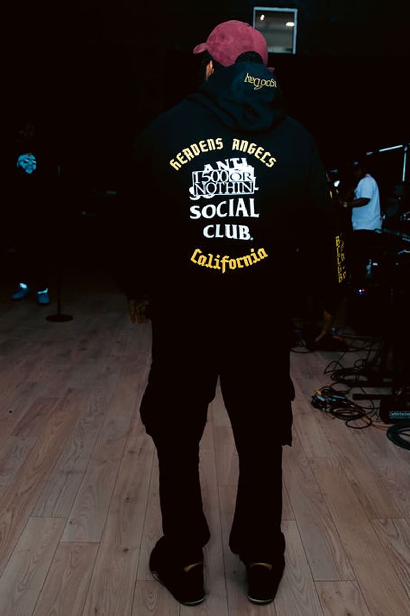 Anti Social Social Club x 1500 or Nothin' Honor Nipsey Hussle in New Capsule release link price hat hoodie graphic rance dopson leonard lamar edwards marz mars brody brown long live nipsey llnh los angeles california 1500 sound academy 