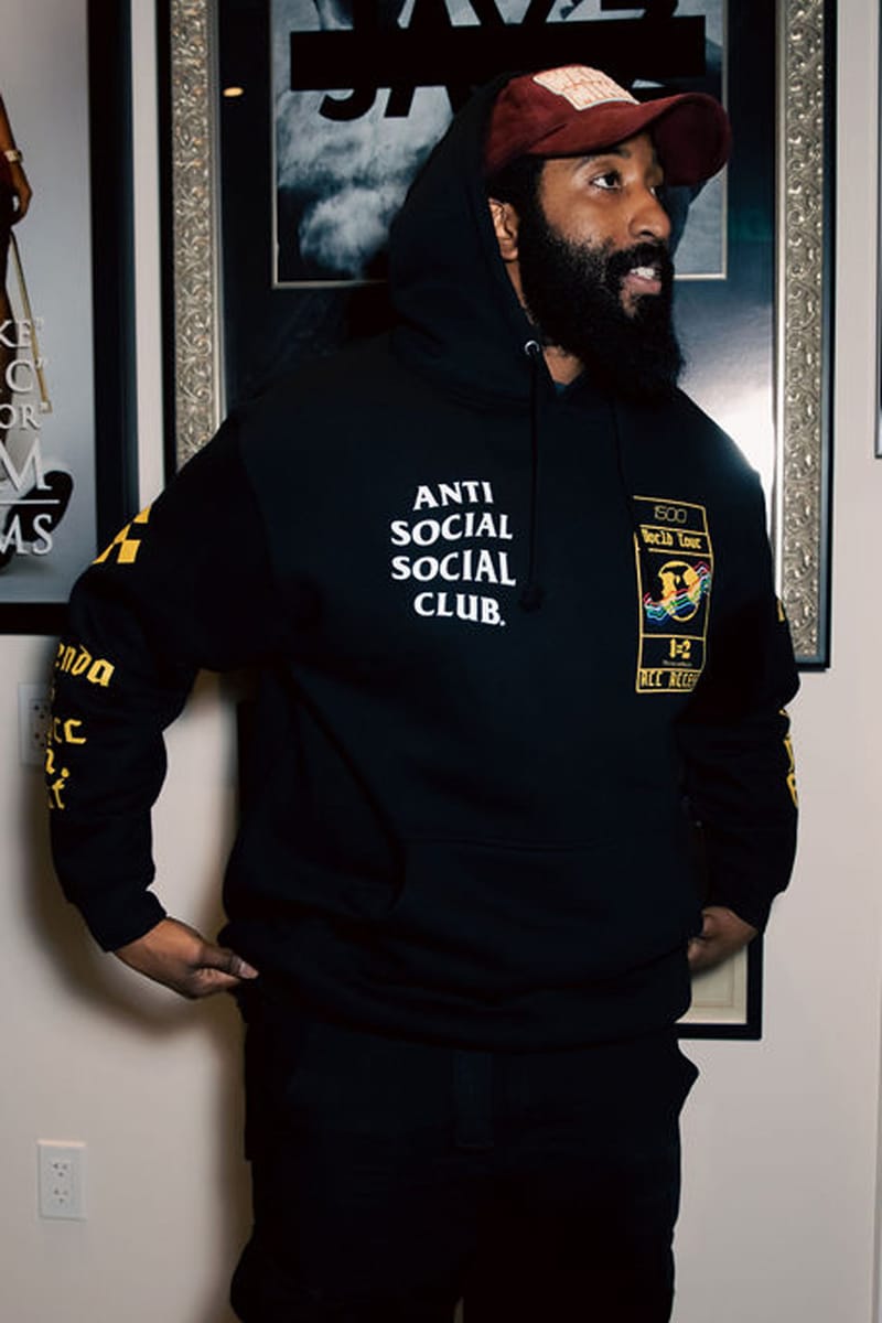 Anti Social Social Club Sandra Reeves Hoodie Purple