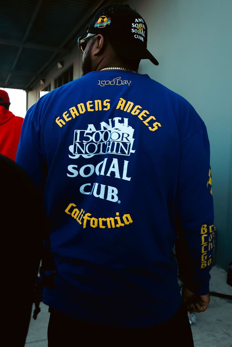 Anti Social Social Club x 1500 or Nothin' Honor Nipsey Hussle in New Capsule release link price hat hoodie graphic rance dopson leonard lamar edwards marz mars brody brown long live nipsey llnh los angeles california 1500 sound academy 