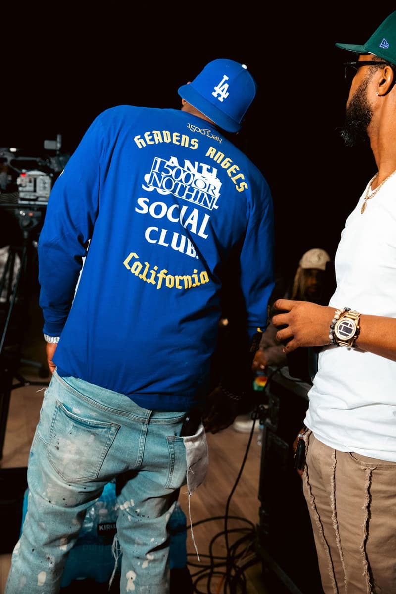 Anti Social Social Club x 1500 or Nothin' Honor Nipsey Hussle in New Capsule release link price hat hoodie graphic rance dopson leonard lamar edwards marz mars brody brown long live nipsey llnh los angeles california 1500 sound academy 