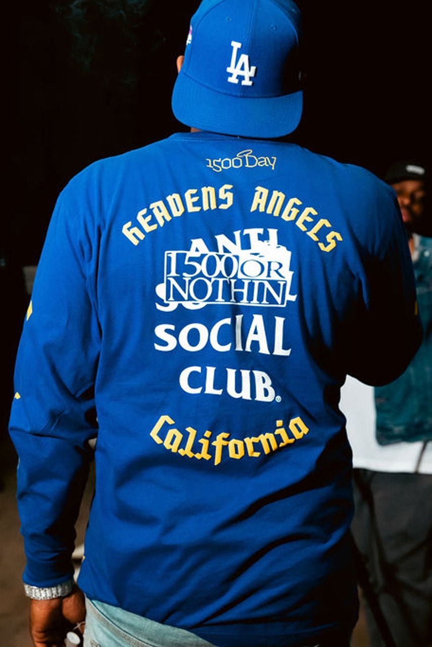 Anti Social Social Club x 1500 or Nothin' Honor Nipsey Hussle in New Capsule release link price hat hoodie graphic rance dopson leonard lamar edwards marz mars brody brown long live nipsey llnh los angeles california 1500 sound academy 