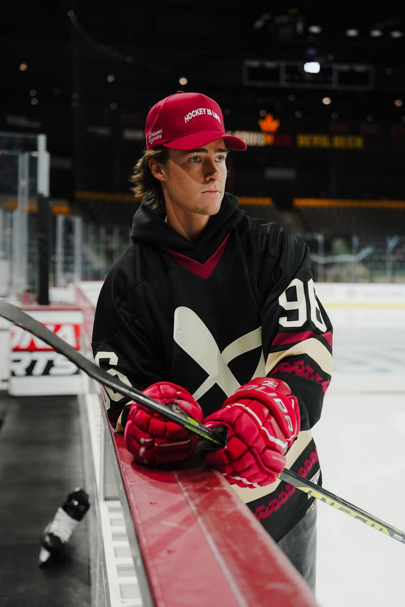 Arizona Coyotes X Bauer Hockey Is NAHMIAS Coded	doni creative director nhl hockey team capsule release price shop hat hoodie crewneck price link online ice skate streetwear nahmia