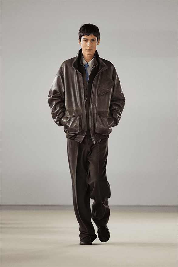 Auralee Fall Winter 2024 Paris Fashion Week menswear runway show
