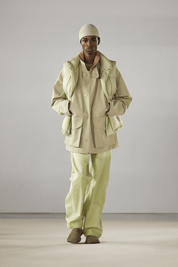 Auralee Fall Winter 2024 Paris Fashion Week menswear runway show