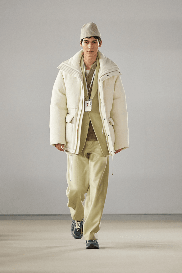 Auralee Fall Winter 2024 Paris Fashion Week menswear runway show