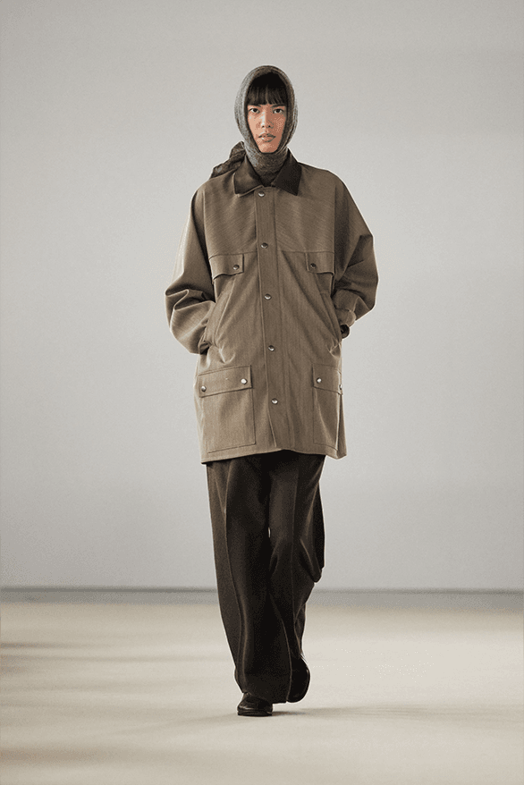 Auralee Fall Winter 2024 Paris Fashion Week menswear runway show
