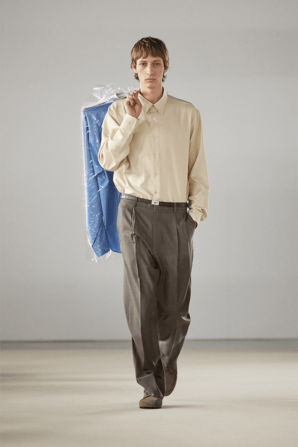 Auralee Fall Winter 2024 Paris Fashion Week menswear runway show