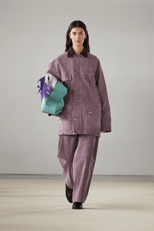 Auralee Fall Winter 2024 Paris Fashion Week menswear runway show