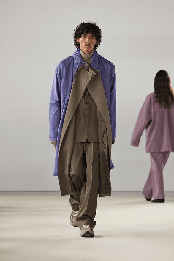Auralee Fall Winter 2024 Paris Fashion Week menswear runway show