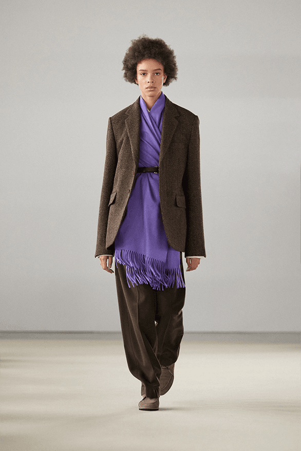 Auralee Fall Winter 2024 Paris Fashion Week menswear runway show