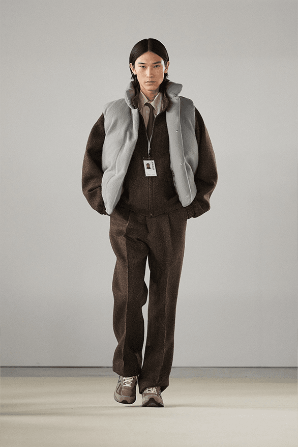 Auralee Fall Winter 2024 Paris Fashion Week menswear runway show