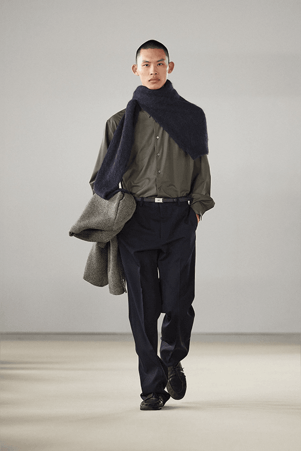 Auralee Fall Winter 2024 Paris Fashion Week menswear runway show