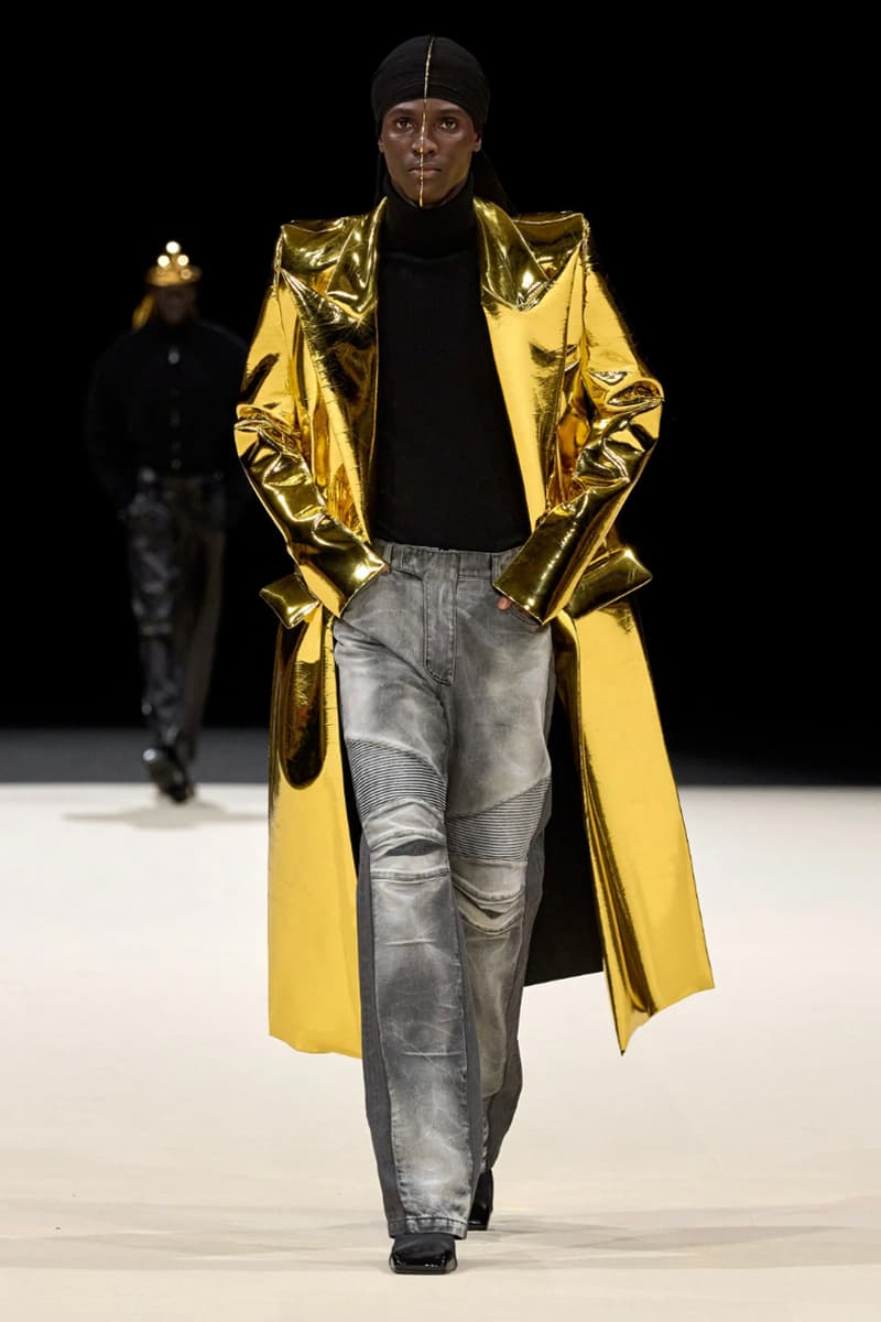 Balmain Fall/Winter 2024 Collection Paris Fashion Week Men's Menswear Runway Images