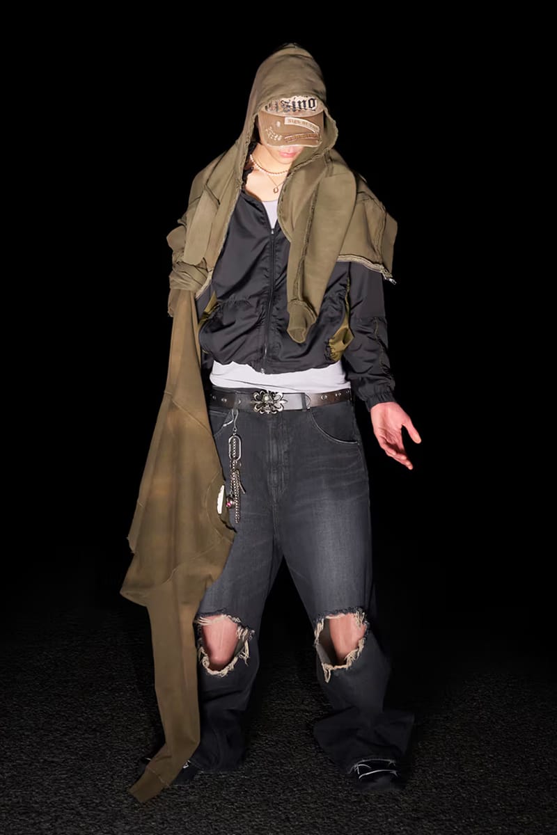FUTURE ARCHIVE BEAMS Mask Hoodie camo メンズ