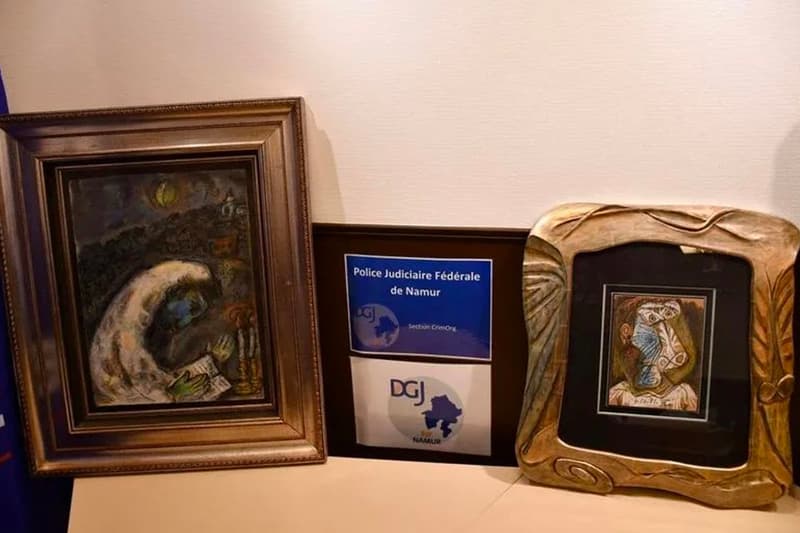 Belgian Police Recover Stolen Paintings Picasso Chagall