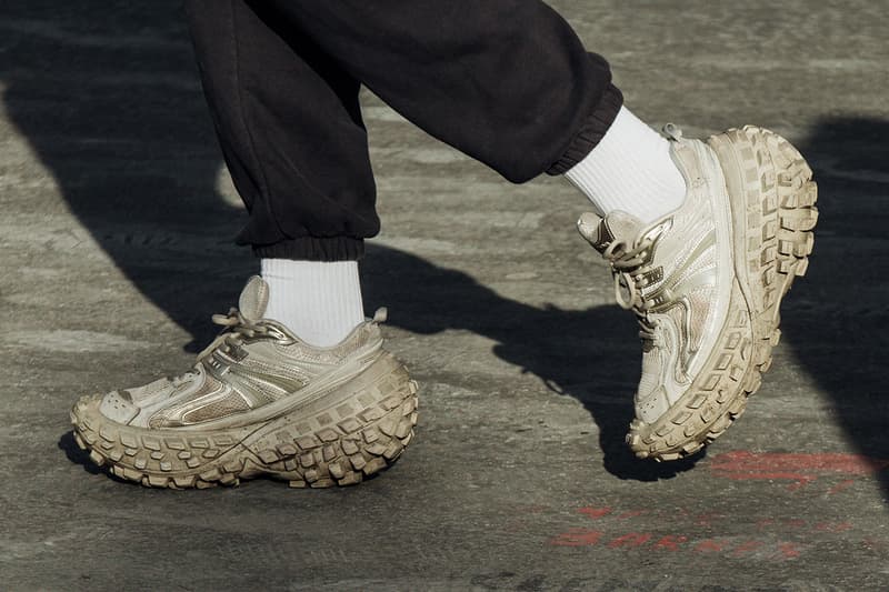 Best Footwear Trends at Paris Fashion Week Men's FW24 loewe nike palace uggs palace skateboards tasman collaboration new balance 9060 balenciaga off-white 