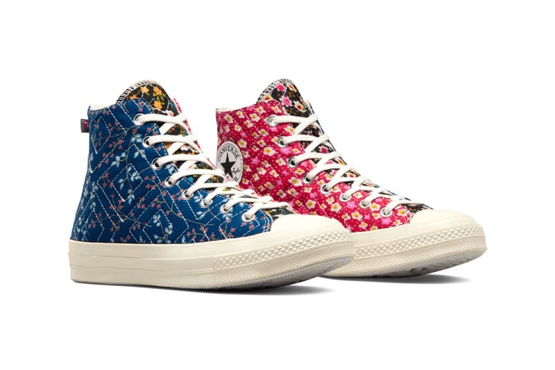 Beyond Retro Converse Chuck 70 upcycled floral A04618C A04617C Release Info