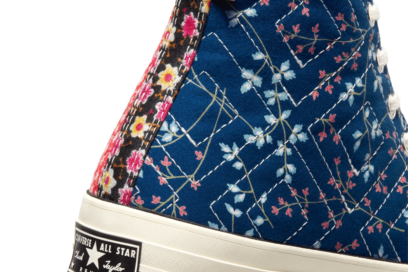 Beyond Retro Converse Chuck 70 upcycled floral A04618C A04617C Release Info