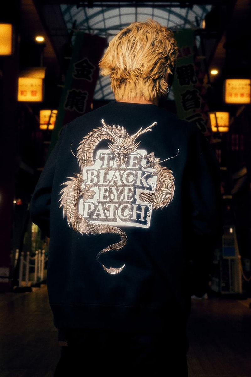 BlackEyePatch Delivers Dragon-Infused SS24 Capsule apparel spring summer collection drop dragon lunar new year crewneck sold quilted jacket tee shirt apparel price year of