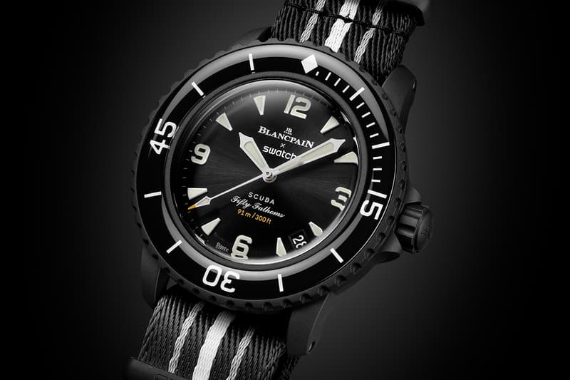 Blancpain x Swatch Bioceramic Scuba Fifty Fathoms OCEAN OF STORMS Release Info