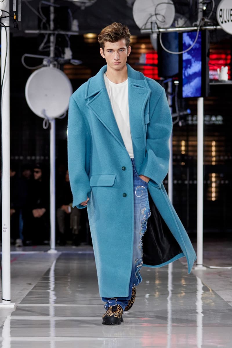 Bluemarble Fall Winter 2024 Paris Fashion Week menswear Anthony Alvarez runway show Anthony Alvarez Envisons a Rave in Space for BLUEMARBLE FW24 futuristic filipino philippines perfumed nightmare