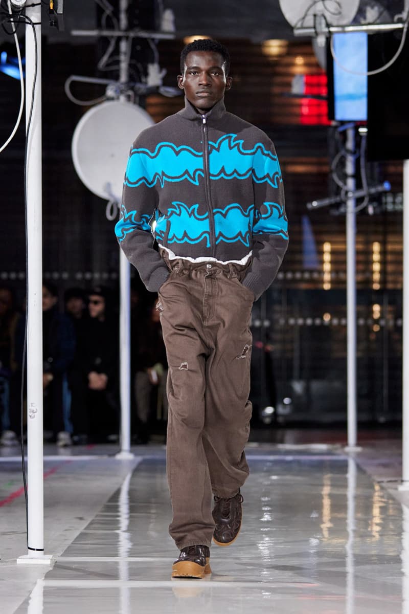 Bluemarble Fall Winter 2024 Paris Fashion Week menswear Anthony Alvarez runway show Anthony Alvarez Envisons a Rave in Space for BLUEMARBLE FW24 futuristic filipino philippines perfumed nightmare